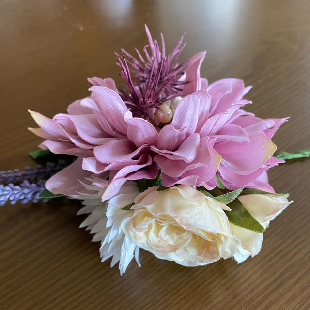 コサージュ ヘアアクセサリー 受注生産 結婚式 入園式 入学式 卒業式 クスミ色の通販 By サク S Shop ラクマ