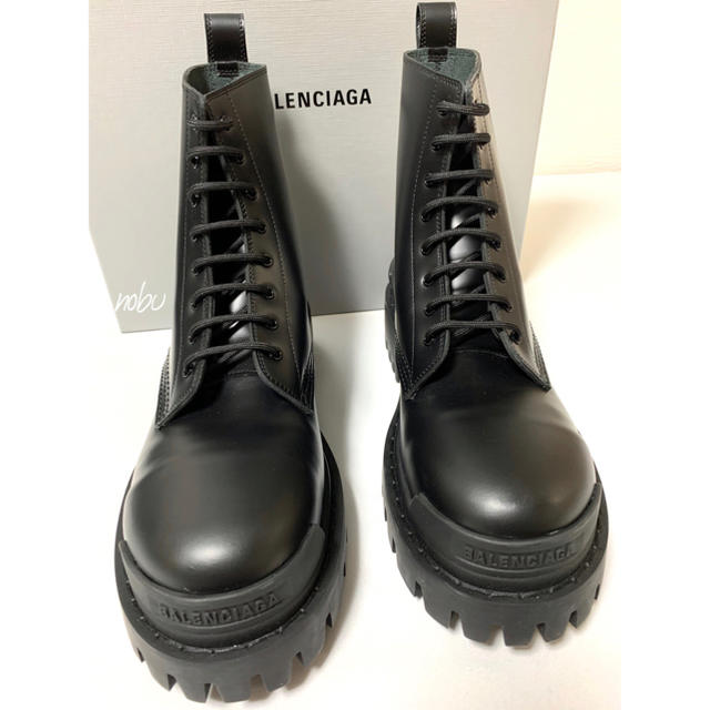 Balenciaga - 新品【 Balenciaga 】Strike Leather Boots 41の通販 by