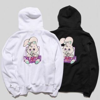 エクストララージ(XLARGE)のFR2 パーカー　　白　Lサイズ(パーカー)