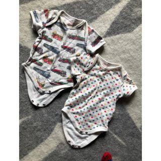 キャスキッドソン(Cath Kidston)のキャスキットソンベビー　ロンパース　2枚セット(ロンパース)