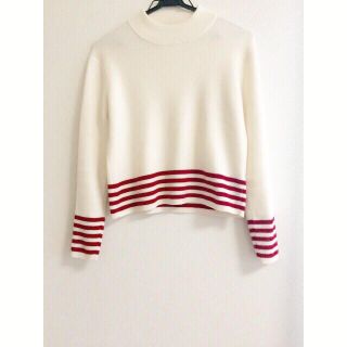 ドットアンドストライプスチャイルドウーマン(Dot&Stripes CHILDWOMAN)のボーダーニット(ニット/セーター)