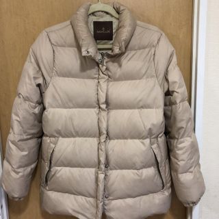 モンクレール(MONCLER)のモンクレール ベージュ サイズ０ ショートダウン  お値下げ(ダウンジャケット)