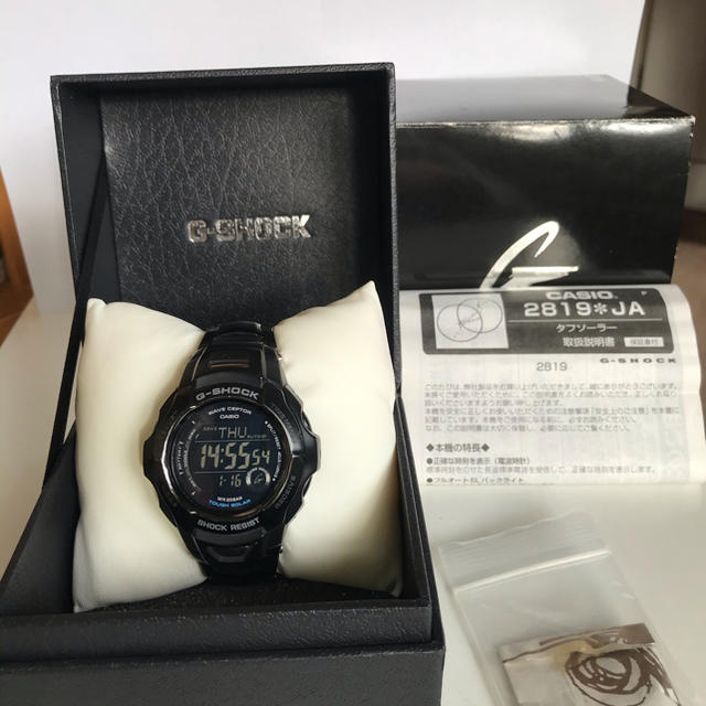 CASIO G-SHOCK 希少ブラックフォースメタル ソーラー電波腕時計 美品