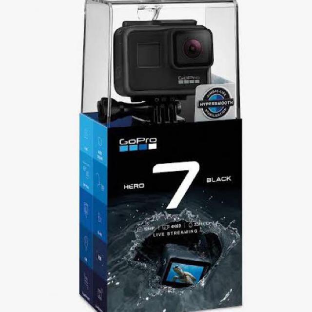 即納-96時間限定 GoPro hero7 black ゴープロ 保証期間内 - 通販