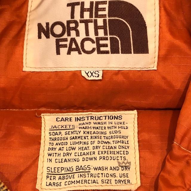 THE NORTH FACE - 70s ヴィンテージ ノースフェイス 茶タグ ダウン THE NORTH FACE - 70s ヴィンテージ ノースフェイス 茶タグ ダウン