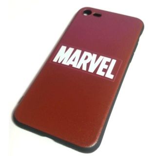 マーベル(MARVEL)のiPhone7/8 マーベル MARVEL ロゴ 赤 ケース カバー(iPhoneケース)