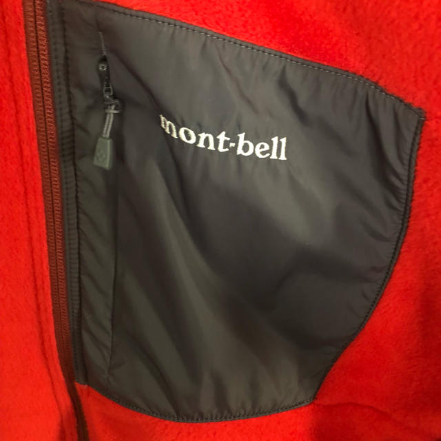 mont bell(モンベル)のmontbell フリース 赤 M メンズのジャケット/アウター(その他)の商品写真