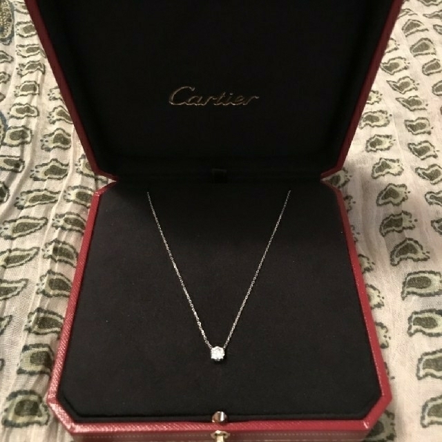 Cartier - 最終お値下げ☆カルティエ WG一粒ダイヤモンドネックレスの通販 by raz shop｜カルティエならラクマ