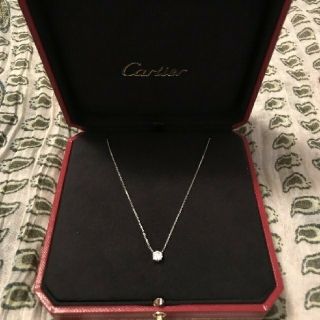 h様ご専用☆カルティエ WG一粒ダイヤモンドネックレス