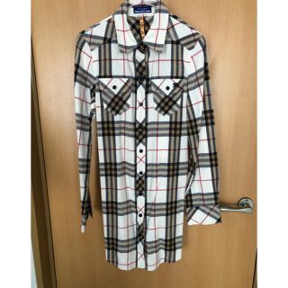 バーバリーブルーレーベル(BURBERRY BLUE LABEL)のバーバリーブルーレーベル   ロングシャツ(シャツ/ブラウス(長袖/七分))