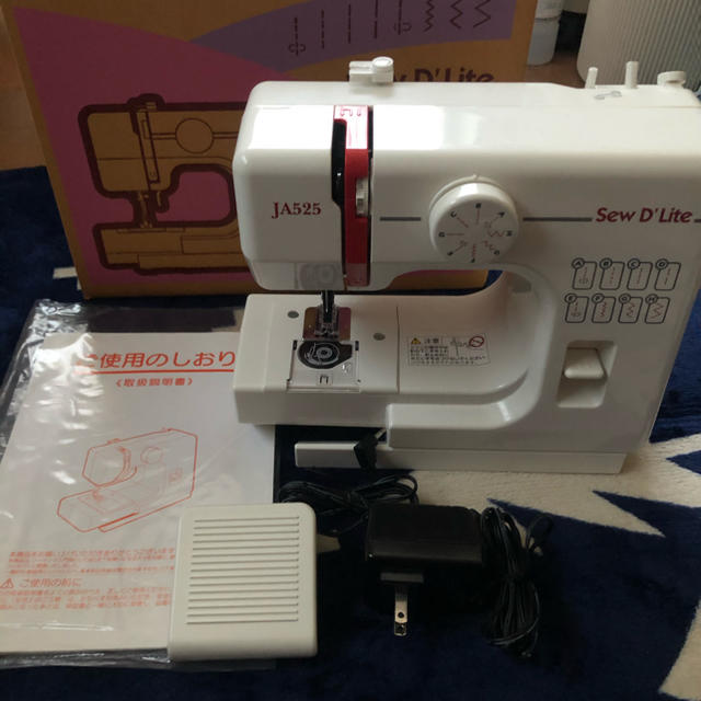 JANOME コンパクト電動ミシン 【sew D`Lite】 JA525