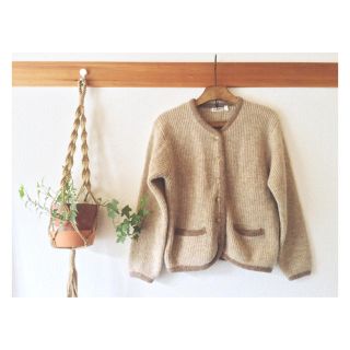 フラワー(flower)のused knit cardigan (カーディガン)