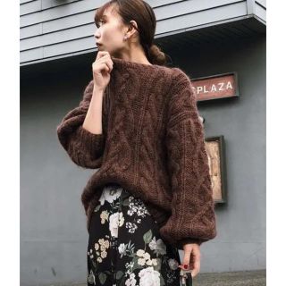 アメリヴィンテージ(Ameri VINTAGE)の【美品】アメリヴィンテージ ビッグケーブルニット(ニット/セーター)