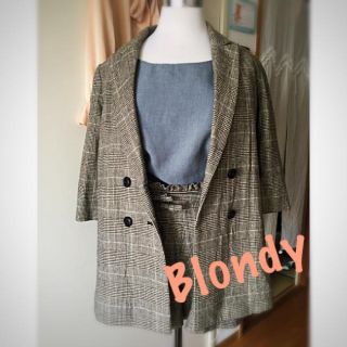 ブロンディ(blondy)のテーラードジャケット♥️ラメチェック(テーラードジャケット)