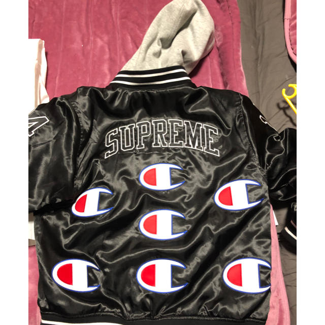 Supreme×Champion Varsity Jacket