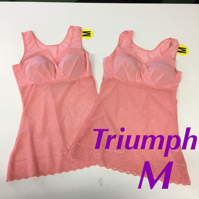 Triumph(トリンプ)のTriumph パット付きキャミソール2枚セット M レディースの下着/アンダーウェア(その他)の商品写真