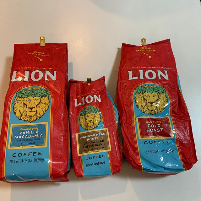 LION(ライオン)のライオンコーヒー　大容量680g×2＋283g×1 食品/飲料/酒の飲料(コーヒー)の商品写真