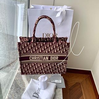 ディオール(Dior)の最終直営購入diorディオールブックトートbooktoteオブリーク(トートバッグ)