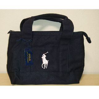 ポロラルフローレン(POLO RALPH LAUREN)の【POLO RALPHLAUREN】ポロラルフローレン ミニトートバッグ 新品(トートバッグ)