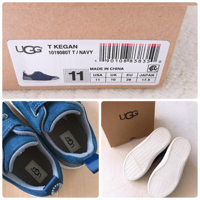 UGG(アグ)の【ビリヤード様専用】UGG®︎♡キッズスニーカー 17.5cm US11 キッズ/ベビー/マタニティのキッズ靴/シューズ(15cm~)(スニーカー)の商品写真