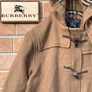 バーバリー(BURBERRY)の【超激レア!!】90s イングランド製 バーバリー ノバチェック ダッフルコート(ダッフルコート)