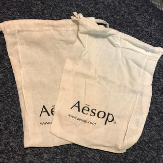 イソップ(Aesop)のAsop巾着　2枚セット(ショップ袋)