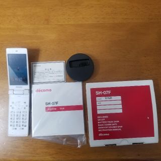 エヌティティドコモ(NTTdocomo)のガラケー　docomo　sh-07f　中古(携帯電話本体)