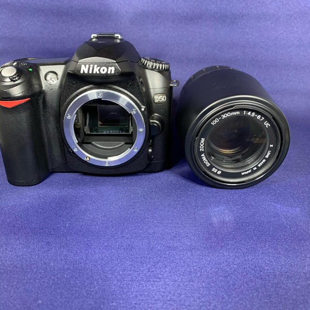 Nikon(ニコン)の美品　一眼レフ　Nikon  D50 超望遠　300mm スマホへ写真移行！！ スマホ/家電/カメラのカメラ(デジタル一眼)の商品写真