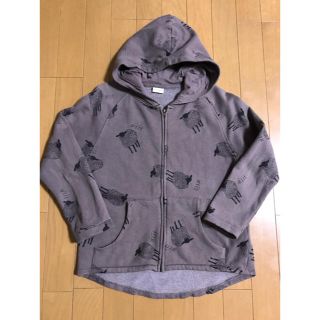 ザラキッズ(ZARA KIDS)のZARA ひつじ柄　パーカー　140(ジャケット/上着)