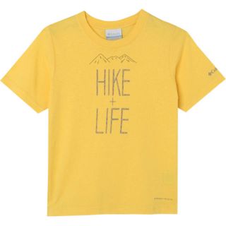 コロンビア(Columbia)の新品 コロンビア キッズ 半袖Tシャツ 黄色 カットソー S 130センチ(Tシャツ/カットソー)