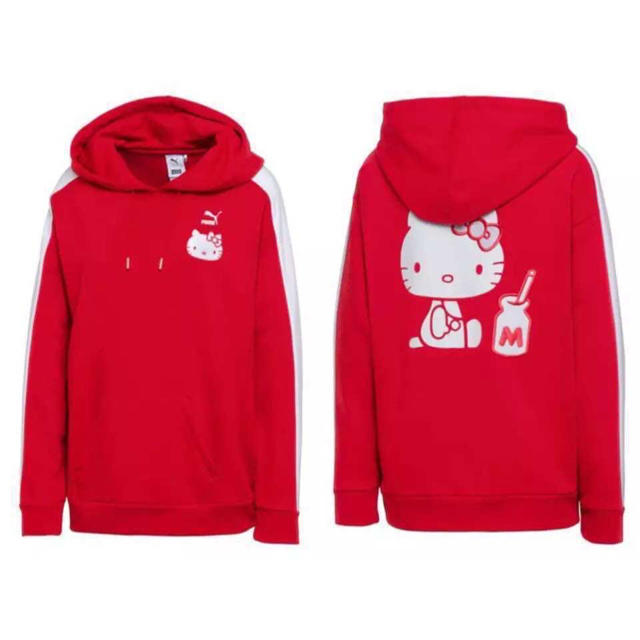 PUMA×hello kittyコラボレーション　フード　パーカー 新品