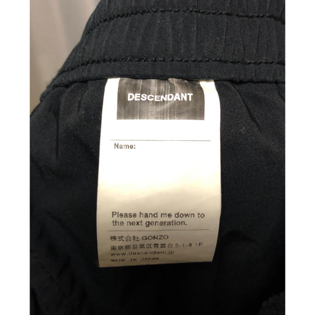 DESCENDANT ‼️ SHORE PANTS パンツ 黒