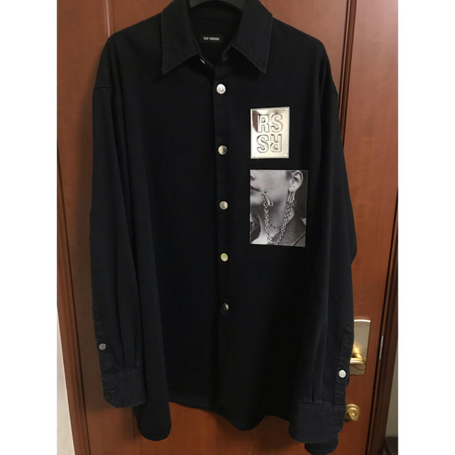 RAF SIMONS(ラフシモンズ)のうっじー様専用RAF SIMONS 19ss オーバーサイズデニムシャツ メンズのジャケット/アウター(Gジャン/デニムジャケット)の商品写真