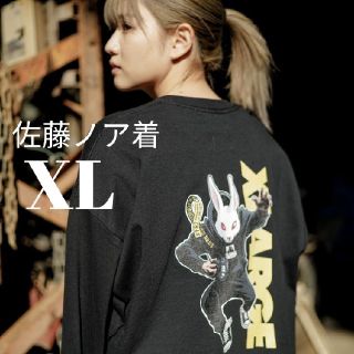 エクストララージ(XLARGE)の佐藤ノア着 XLARGE FR2 Moon Chaser Tee ブラック XL(Tシャツ/カットソー(七分/長袖))