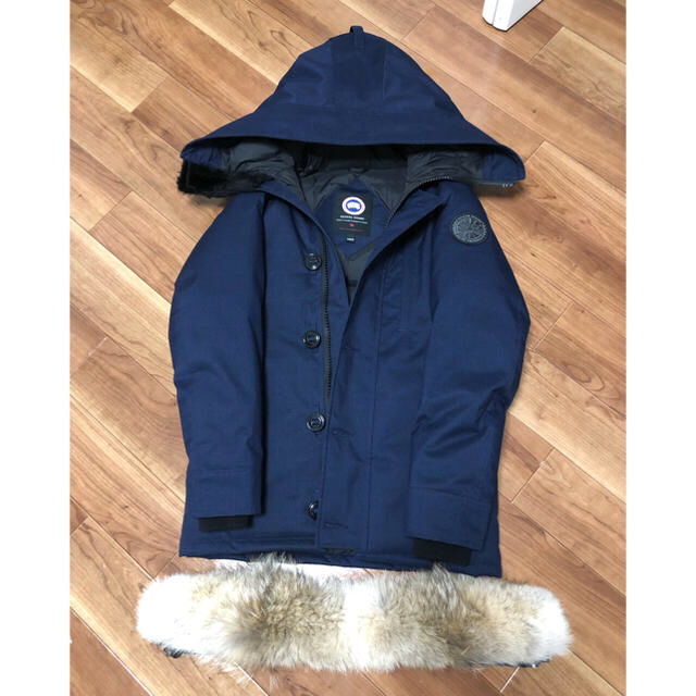 CANADA GOOSE(カナダグース)のカナダグース　EDIFICE別注クレストン　ネイビー　2xs 極美品 メンズのジャケット/アウター(ダウンジャケット)の商品写真