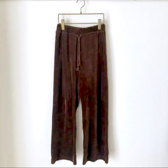 BASERANGE DOUGLAS PANTS ベースレンジ ベロア パンツ