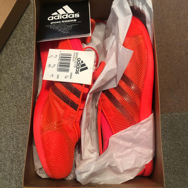 adidas アディダス　mangostin マンゴスチンred 28cm 2