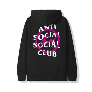 フラグメント(FRAGMENT)のassc fragment pink bolt hoodie Sサイズ(パーカー)