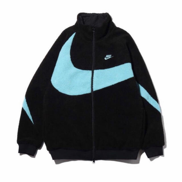 希少　NIKE BIG SWOOSH BOA JACKET JADE Sメンズ