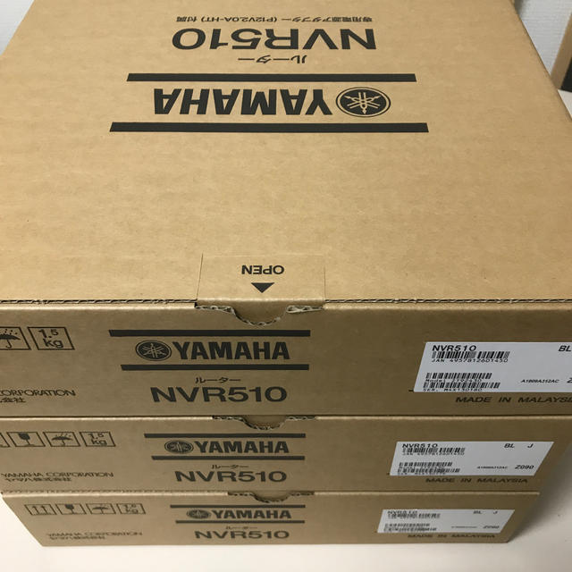 YAMAHA NVR510 3台