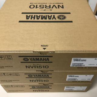 ヤマハ(ヤマハ)のYAMAHA NVR510 3台(PC周辺機器)