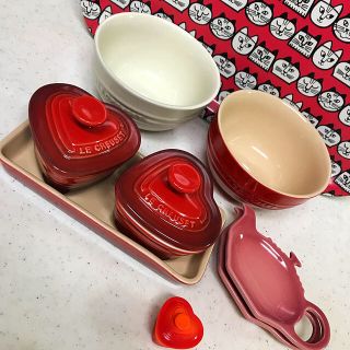 ルクルーゼ(LE CREUSET)のル・クルーゼ　プチ・ラムカン・セット他4点(食器)