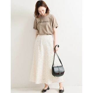 イエナ(IENA)のIENA フラワーレーススカート【新品】2019AW(ロングスカート)