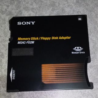 ソニー(SONY)の【ジャンク品】ソニー メモリースティック用フロッピーディスクアダプター(PC周辺機器)