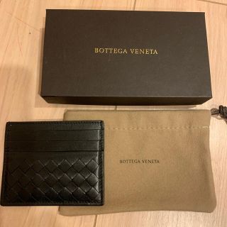 ボッテガヴェネタ(Bottega Veneta)のBOTTEGA カードケース 黒(名刺入れ/定期入れ)