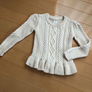 ベビーギャップ(babyGAP)のベビーギャップ  ケーブルニット アイボリー  90(ニット)