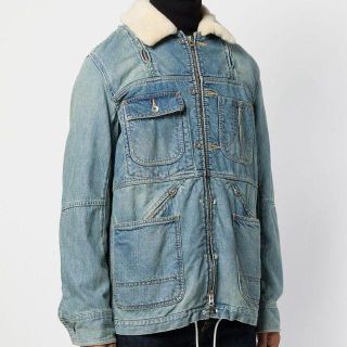 サカイ(sacai)のSACAI 18AW 定価10万 デニムブアブルゾン メンズ サカイ(Gジャン/デニムジャケット)