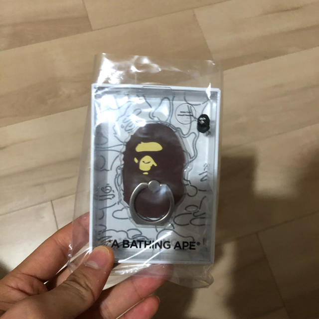 A BATHING APE(アベイシングエイプ)のA BATHING APE バンカーリング スマホ/家電/カメラのスマホアクセサリー(その他)の商品写真