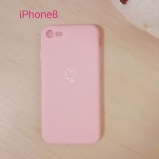 【新品】iPhoneケース　iPhone7/iPhone8　手書きハート♡(iPhoneケース)