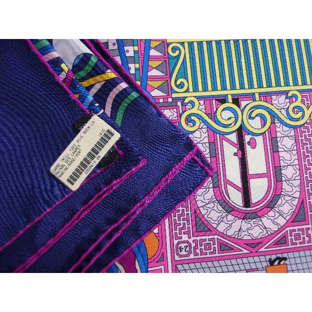 エルメス　スカーフ　カレ90　「メゾン・デ・カレ」　タグ付 レディースのファッション小物(バンダナ/スカーフ)の商品写真
